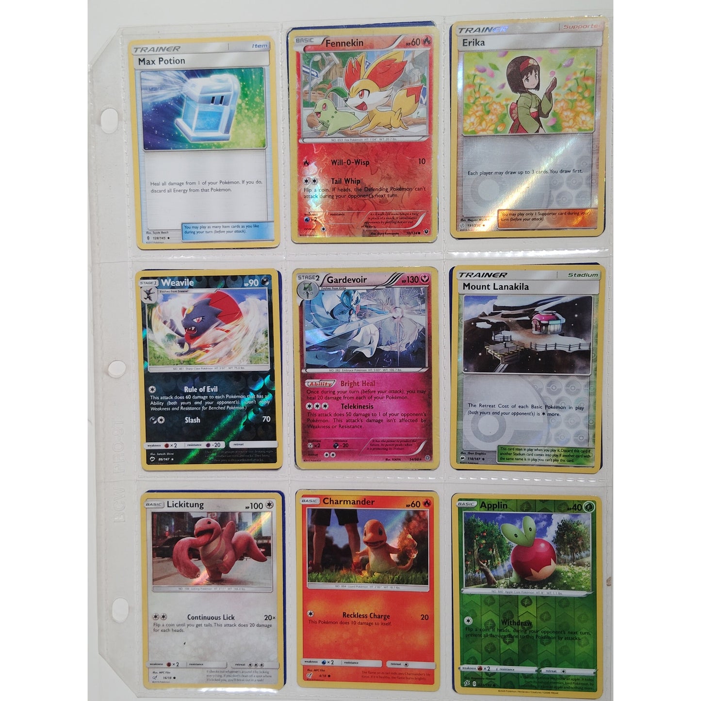 18 Random Pokémon Cards Pictured, Actual Photos Provided