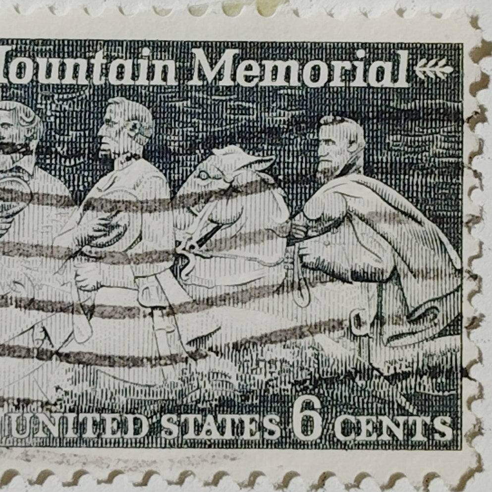 1970 US 6c Stone Mountain Memorial Stamp #1408 Used Cancelled Philately