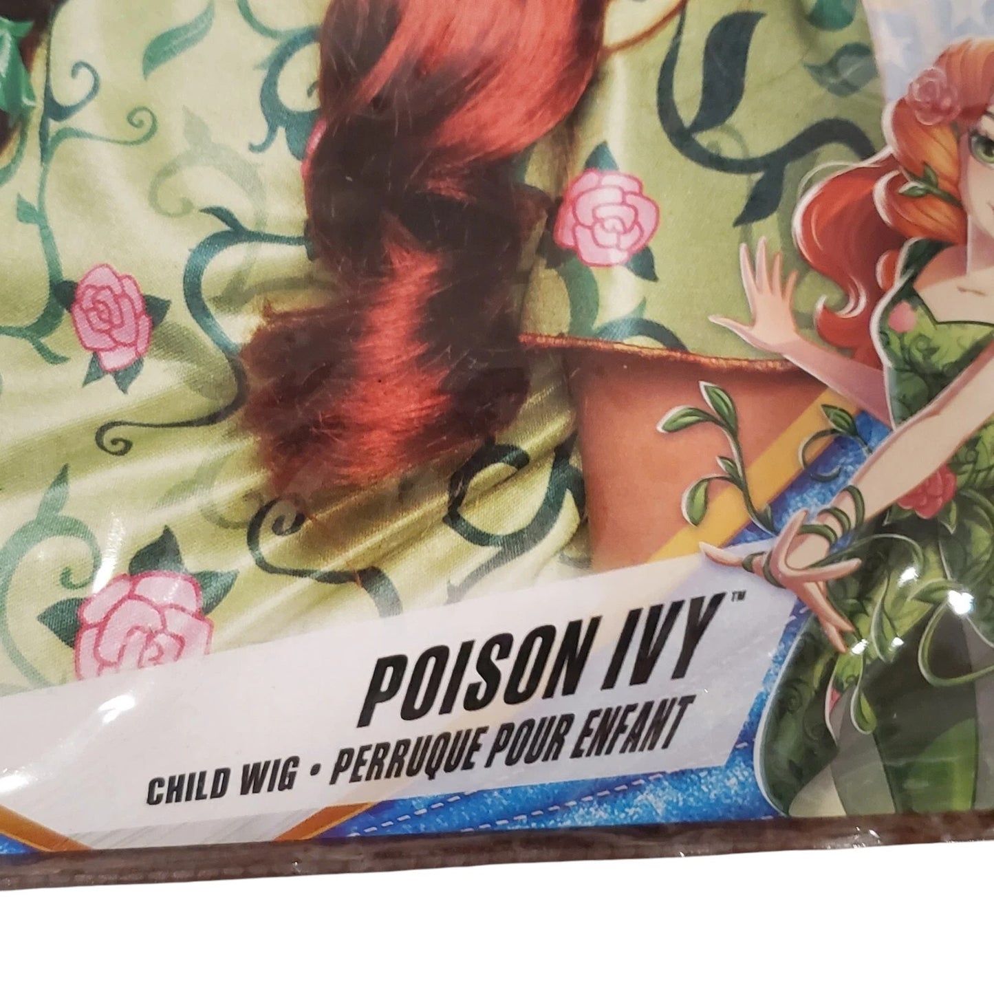 DC SuperHero Girls Poison Ivy Wig for Kids – Red Costume Hairpiece by Rubie’s