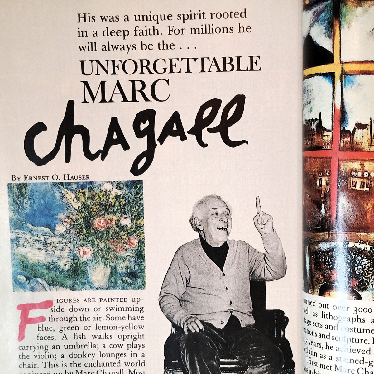 Reader's Digest June 1987 Vintage Magazine - Marc Chagall, AIDS Plague