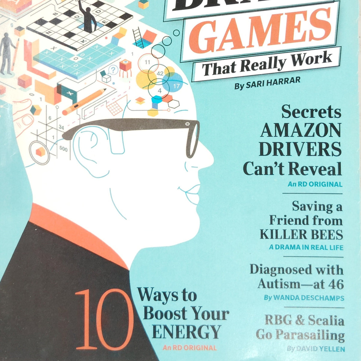Reader's Digest September 2021 Brain Games That Really Work Magazine