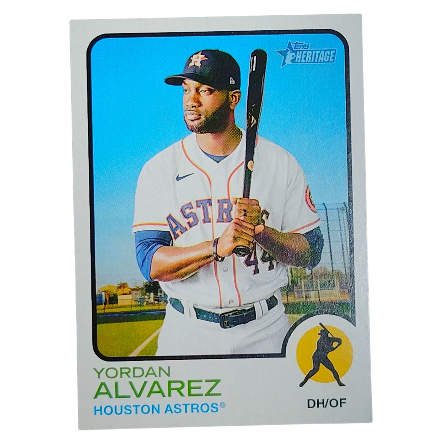 2022 Topps Heritage Yordan Alvarez 189 Houston Astros DH OF Baseball VG/EX