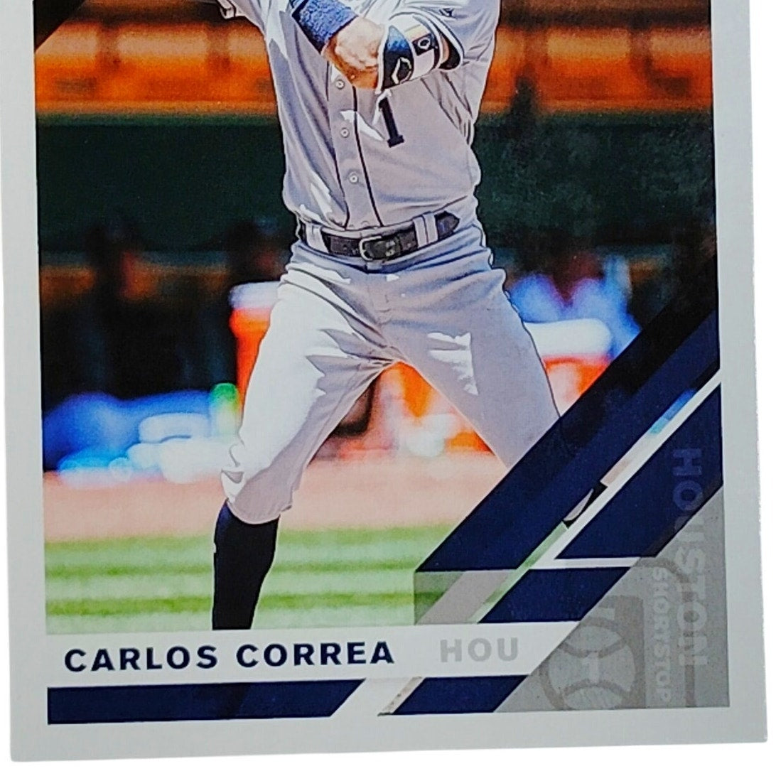 2019 Donruss Carlos Correa #78 Houston Astros Shortstop Batting - VG/EX
