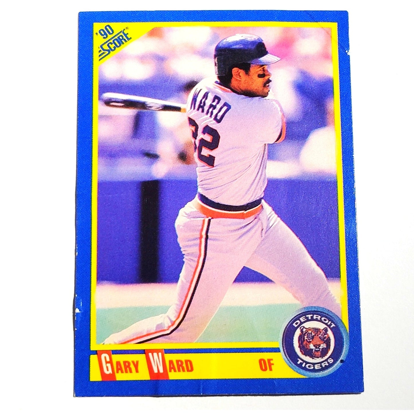 1990 Score Gary Ward #513 Detroit Tigers Outfielder MLB Baseball EX