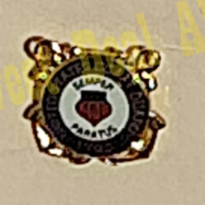 U.S. Coast Guard Tie Tac 1/2" x 1/2" w/ Coast Guard Emblem - Semper Paratus -