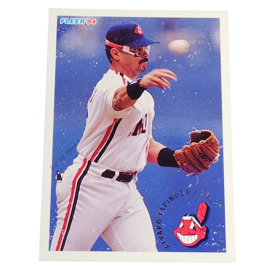 Alvaro Espinoza, Cleveland Indians #103, 1994 Fleer Baseball Collector's Card