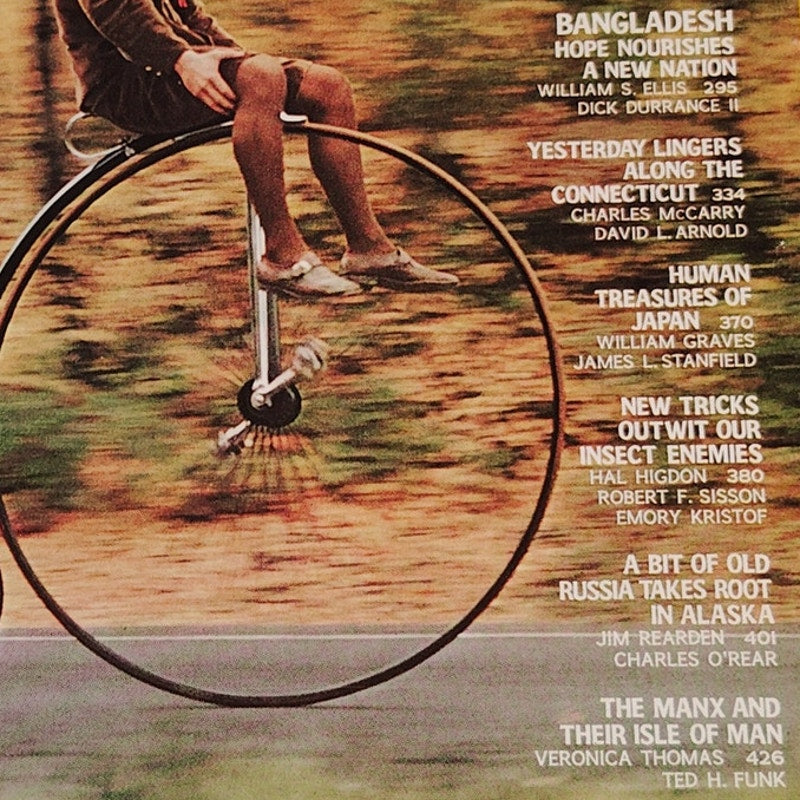 National Geographic Magazine – September 1972, Bangladesh, Japan, Connecticut