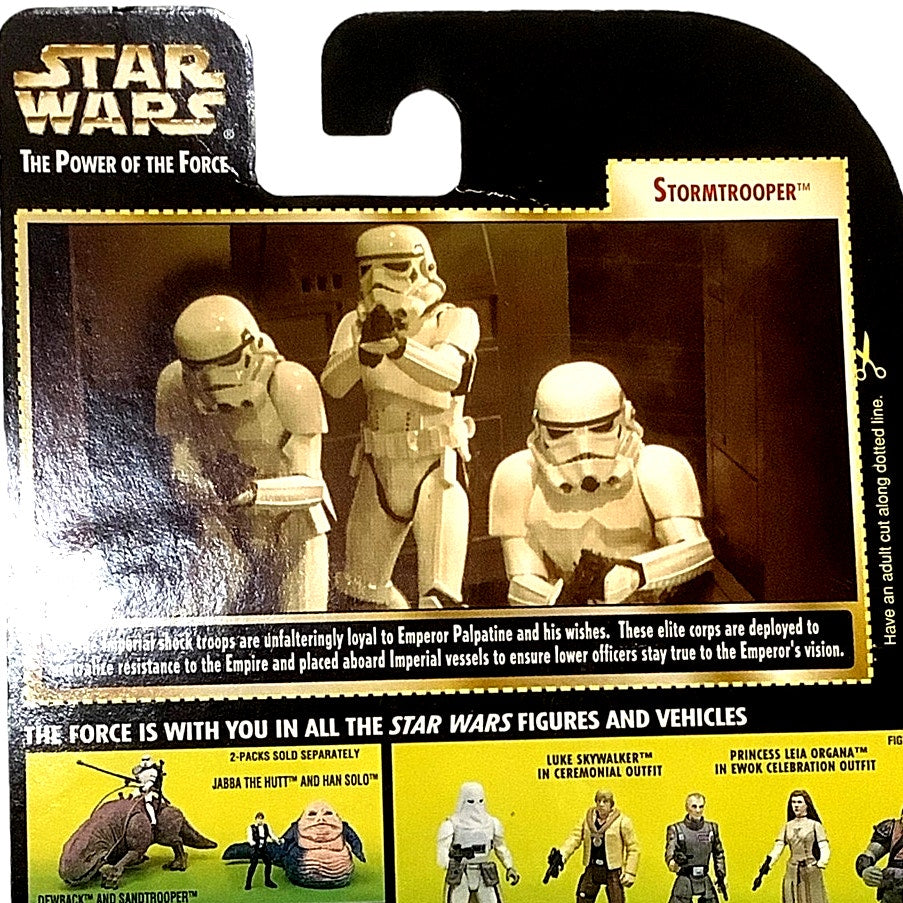 VTG Star Wars the Power of the Force Stormtrooper Action Figure 1997, NIP, NM