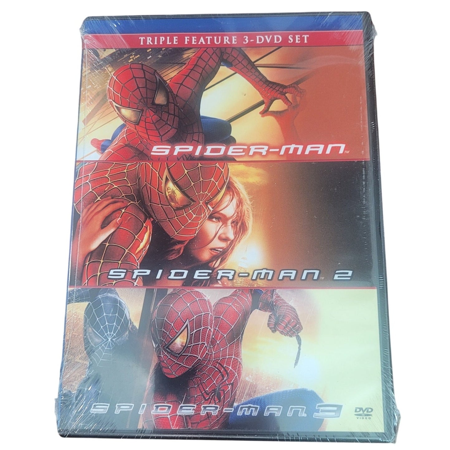 Spider-Man: The Motion Picture Trilogy (DVD 3-Movie Set) Tobey Maguire Superhero