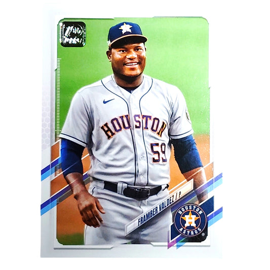 2021 Topps Series 2 Framber Valdez 514 Houston Astros Pitcher VG/EX