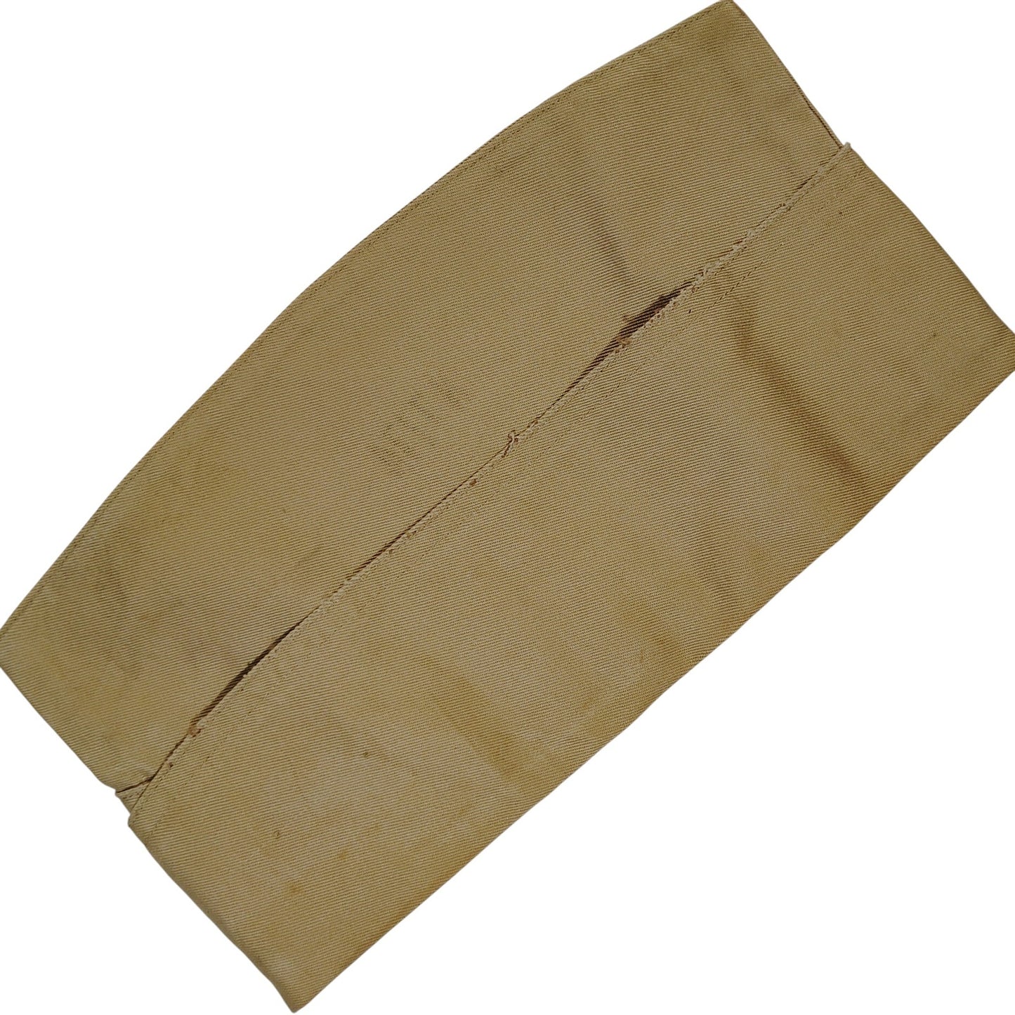 U.S. Army Khaki Garrison Cap – Size 6-7/8, M-1950, Dated Dec 5, 1950