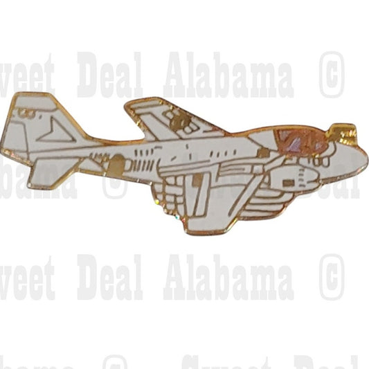 A-6 Intruder Airplane Metal Hat, Lapel, Brooch Collectors Pin 1-1/8"W x 3/8"H