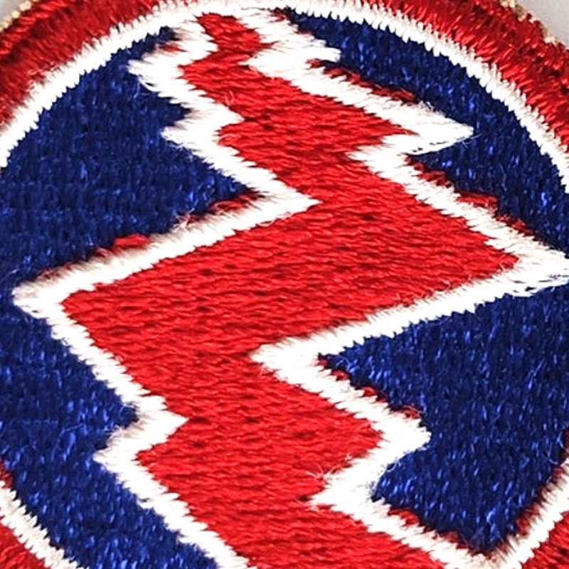 US Army 312th Logistical Command SSI Novelty Patch 2" Round Sew‑On Vintage NOS
