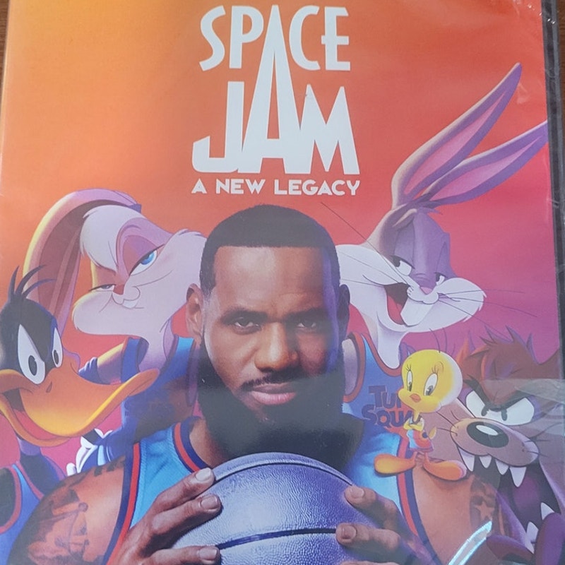 Space Jam A New Legacy DVD 2021 LeBron James Looney Tunes Family Basketball Fun
