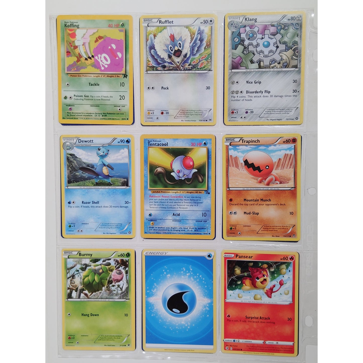18 Random Pokémon Cards Pictured, Actual Photos Provided