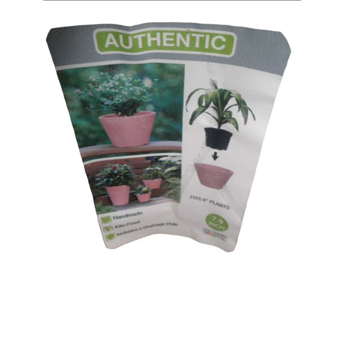 7.9 in. x 5.2 in. Terracotta Clay Pots (Case of 2) Southern Patio Pots