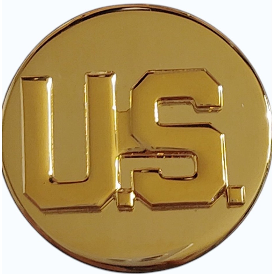 U.S. Army Enlisted Collar Disc Set Cavalry 1st Regiment Novelty Lapel Pins 1"D