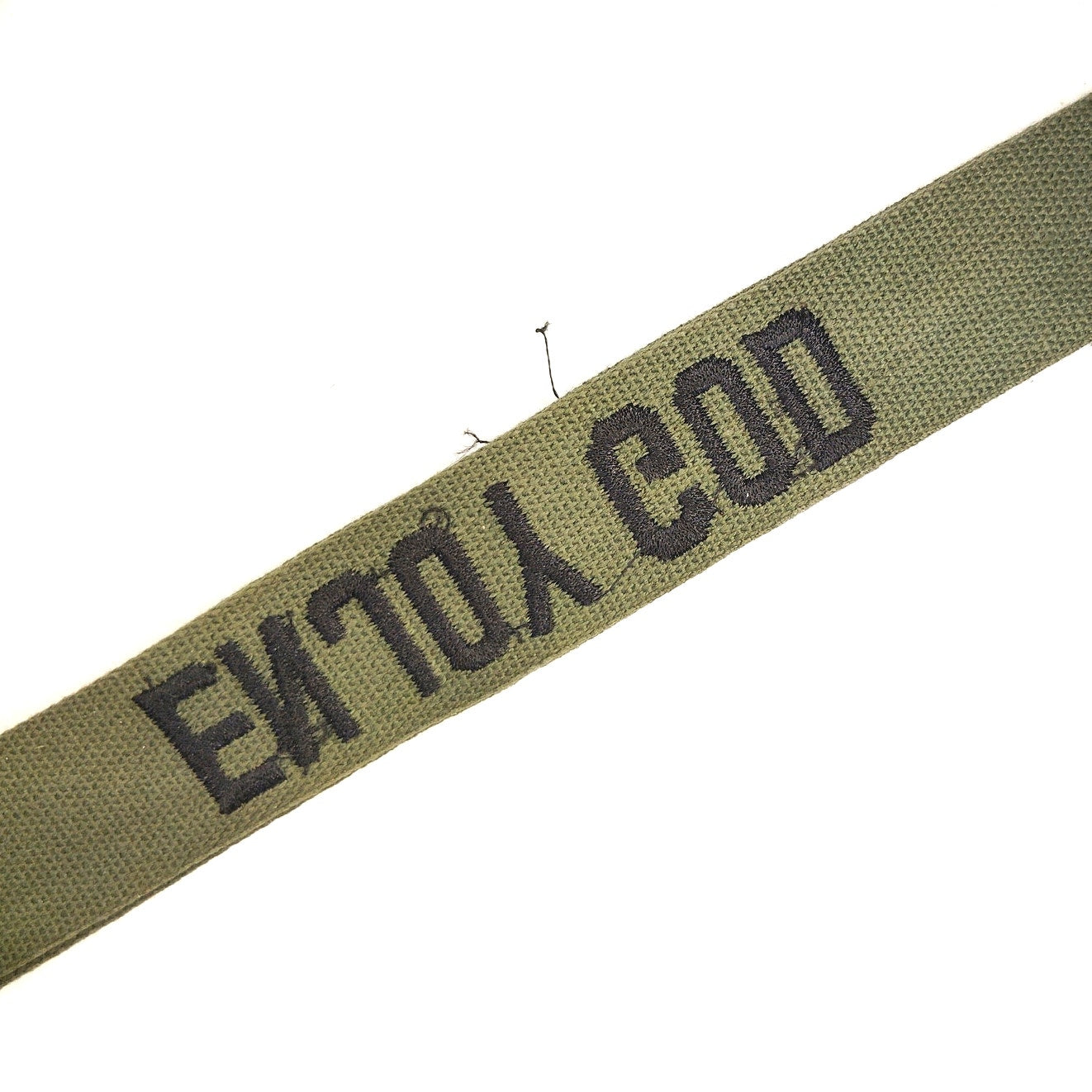 ODG Name Tape “ENJOY GOD” Black Embroidery 8" × 1" Morale Patch