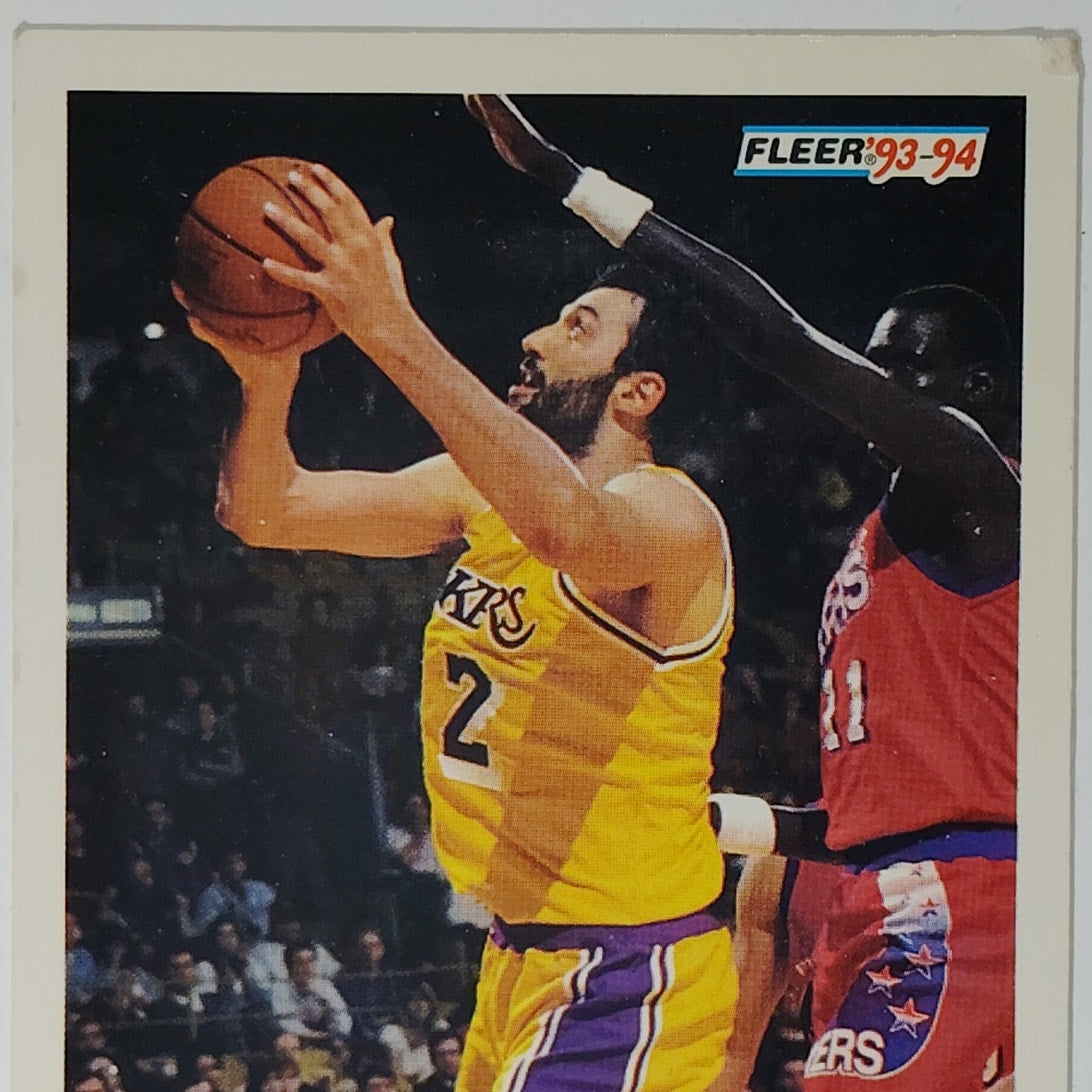 1993-94 Fleer Vlade Divac #101 Los Angeles Lakers Center Hall of Fame NBA Card