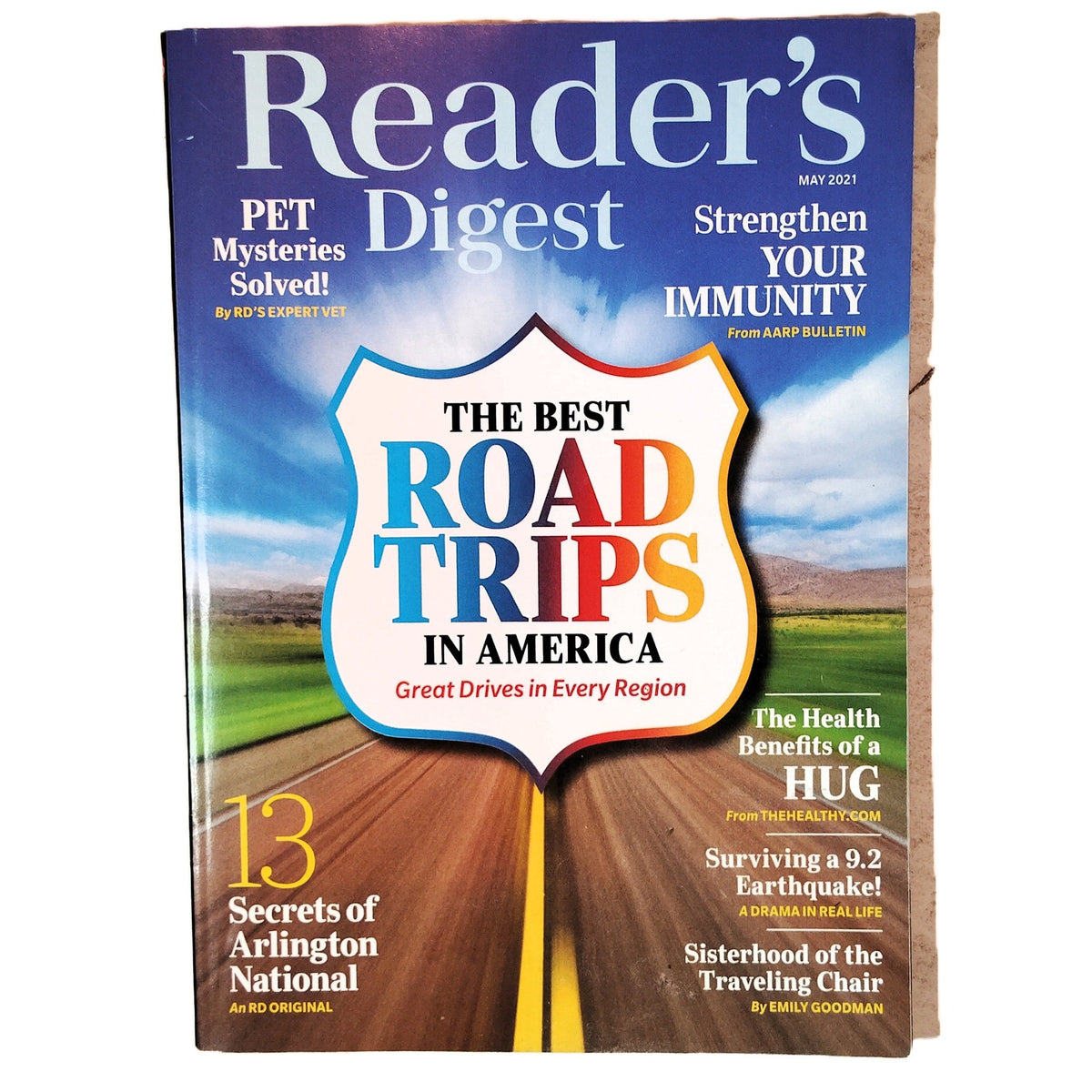 Reader's Digest May 2021 Best Road Trips in America Magazine Back Issue