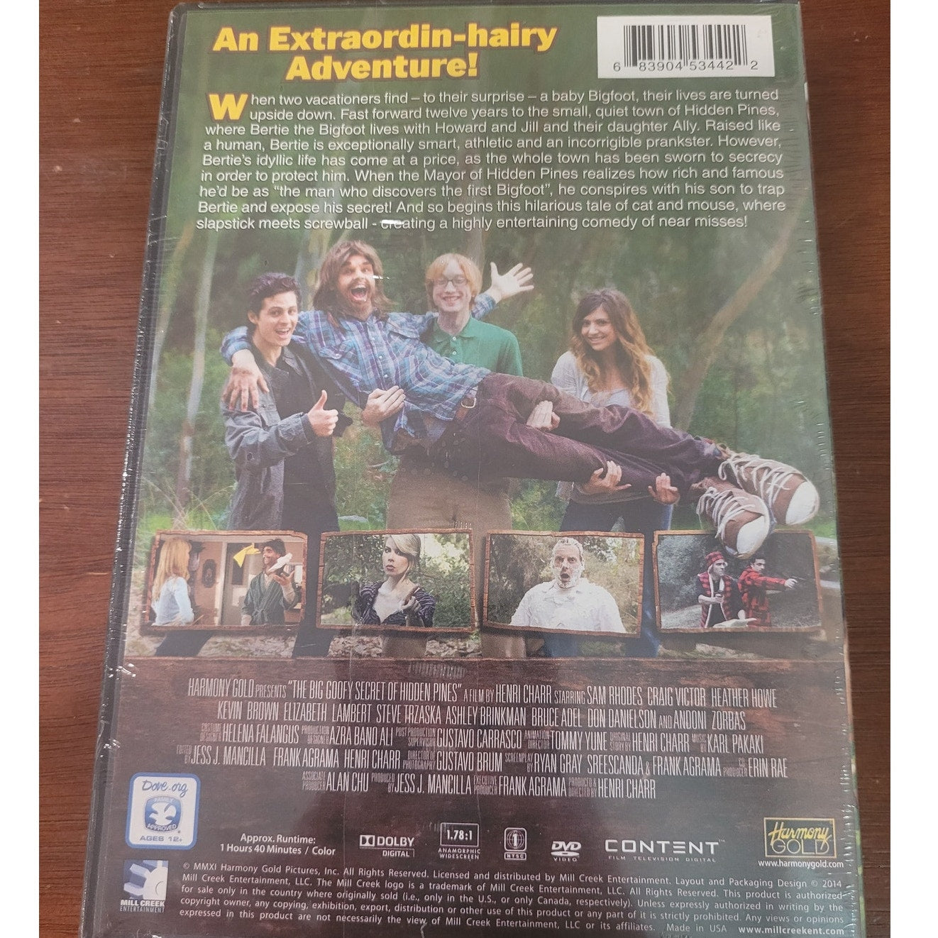 The Big Goofy Secret of Hidden Pines DVD 2013 Family Adventure Comedy