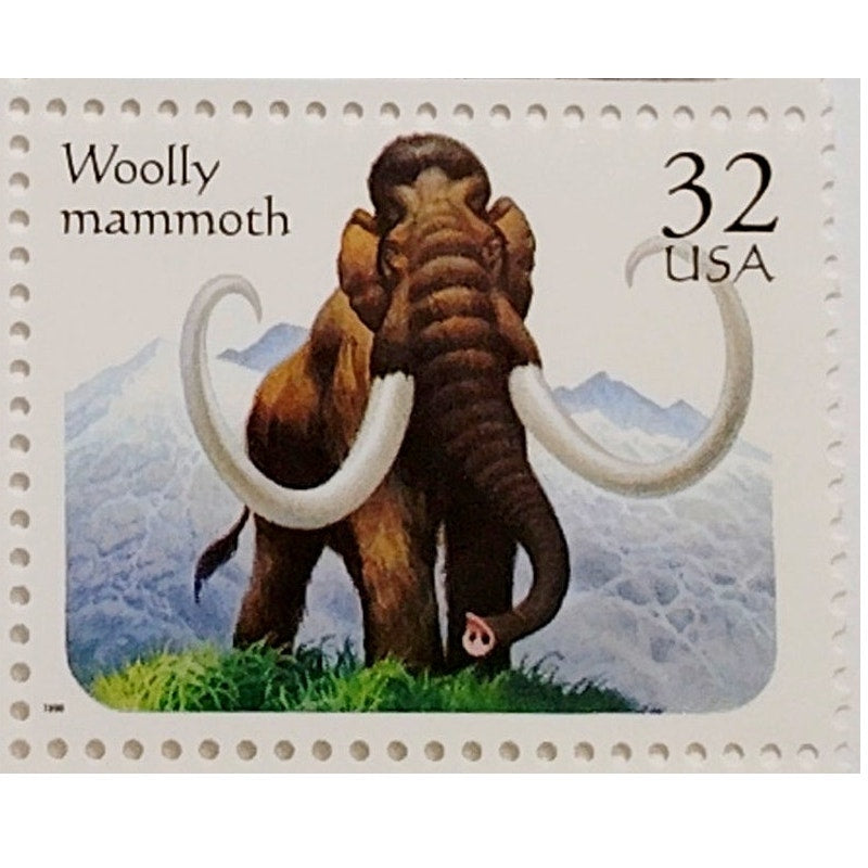 Block of 4 – 1996 USA 32¢ Prehistoric Animals MNH Scott 3080a Commemorative Set