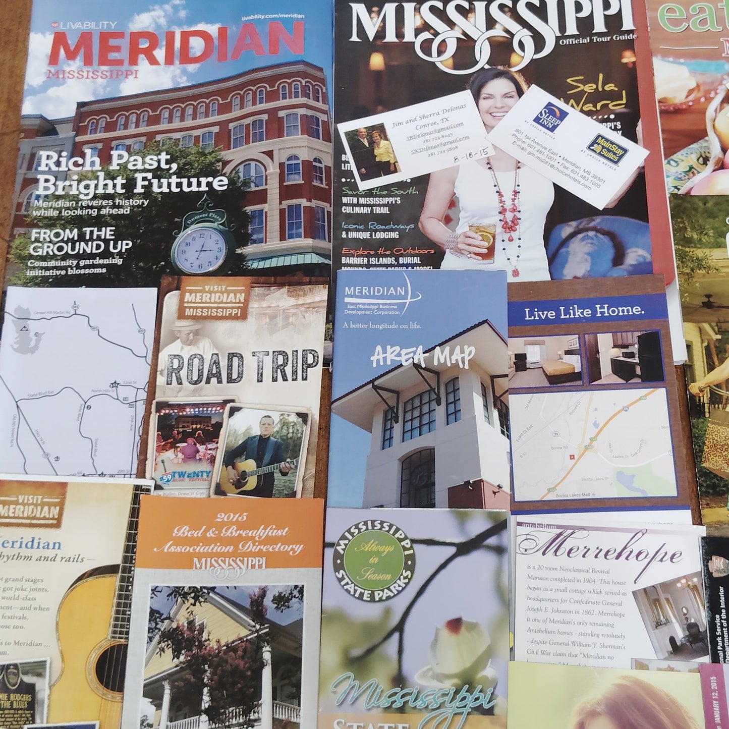 Mississippi Travel Ephemera Lot - Guides, Maps, Brochures, 2015 Collectibles