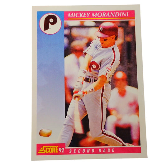 1992 Score Mickey Morandini #143 Philadelphia Phillies 2B MLB Baseball NM
