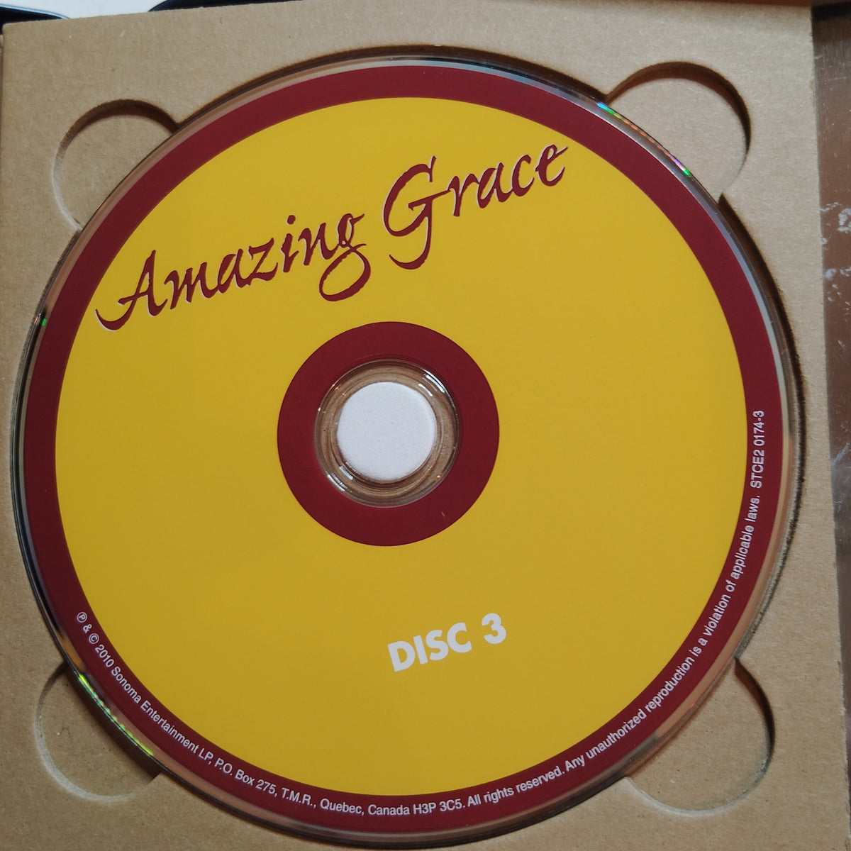 Amazing Grace Collector's Edition 3 CD Set Joslin Grove Choral Society Tin Box