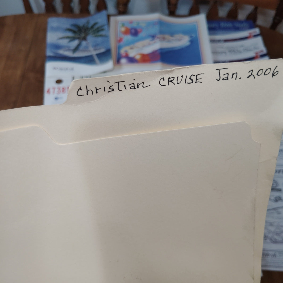 Christian Cruise 2006 Ephemera Collection - Carnival Cruise Line Memorabilia