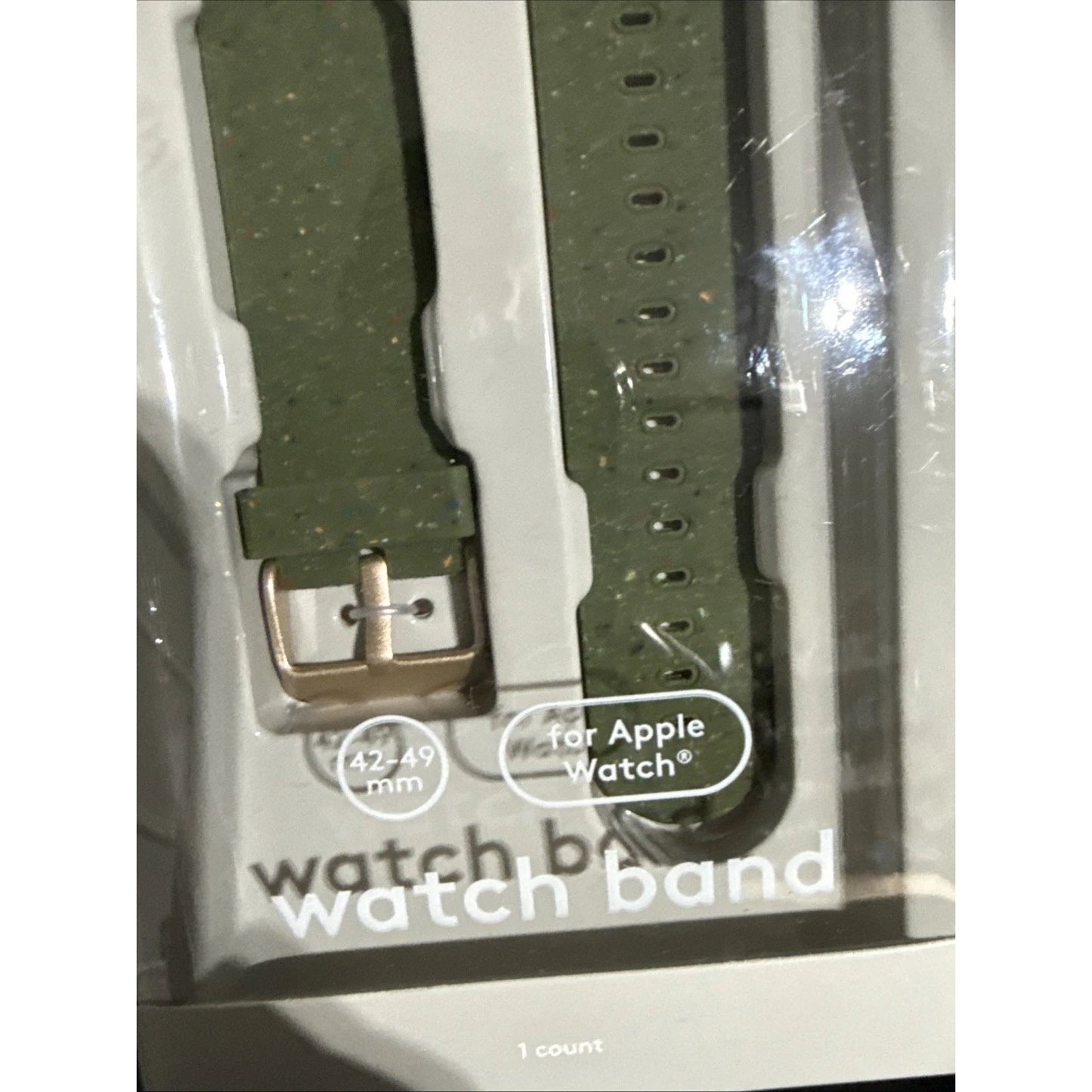Heyday Silicone Band – Olive Speckle – For Apple Watch 42/44/45mm