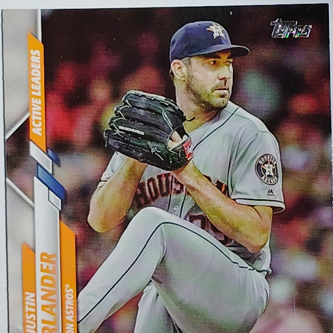 2020 Topps Update #U-34 Justin Verlander Houston Astros Pitcher - VG/EX