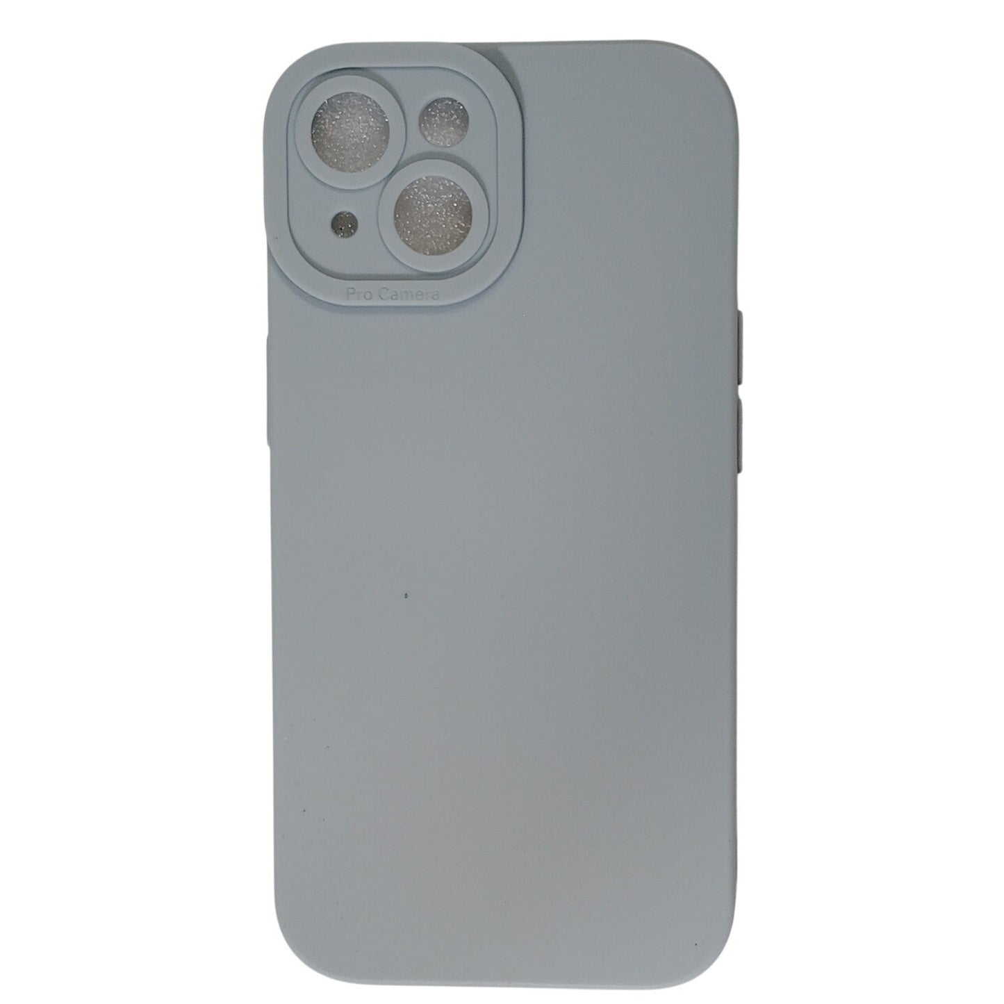 Silicone Case for iPhone 15 (6.1" 2023) Pastel Blue, Soft Touch Shockproof Cover
