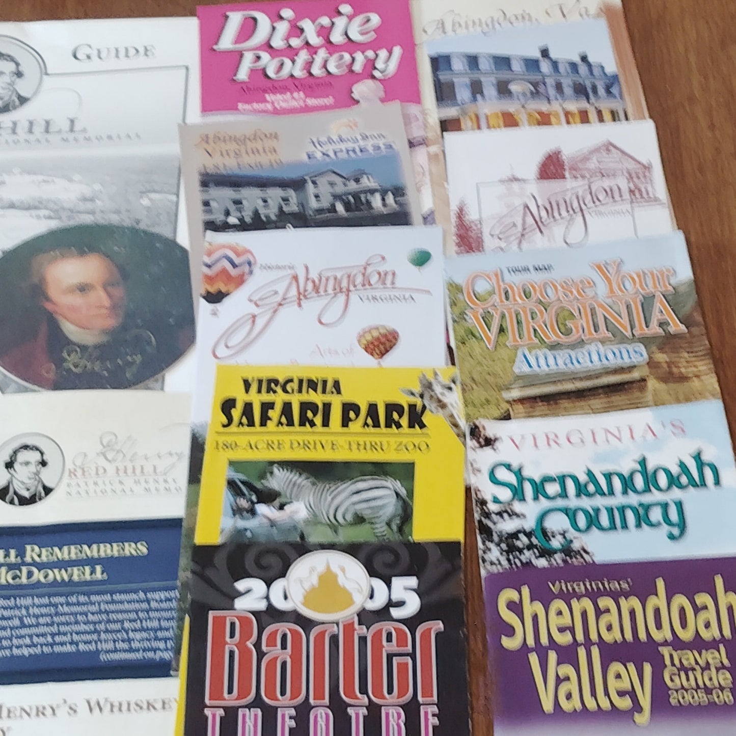 Abingdon VA 2005 Ephemera Lot - Shenandoah Valley & Barter Theatre Collectibles