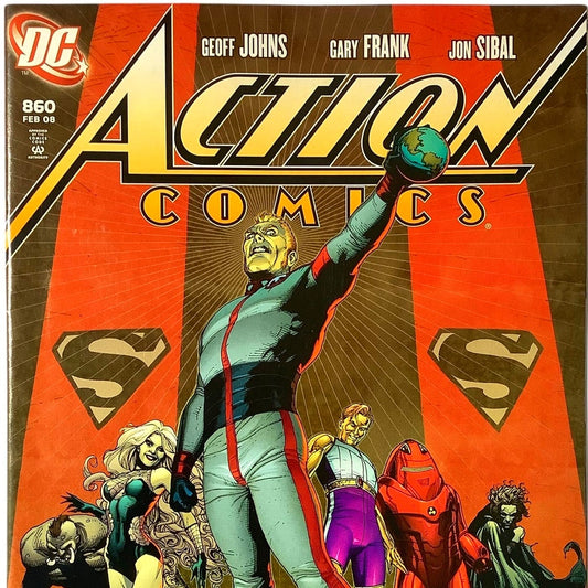 DC, Action Comics #860, Superman and Legion of..., Part 3/6, Feb 2008, NM 9.4