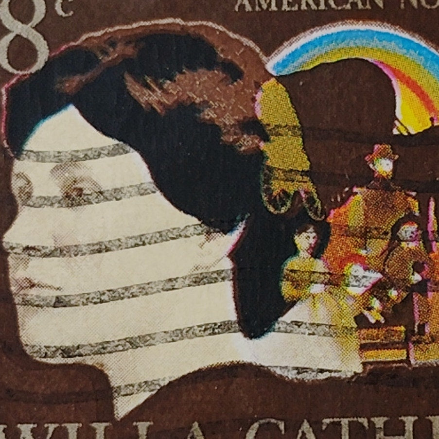 1973 US Postage Stamp Scott #1487 8c Willa Cather American Novelist Canceled