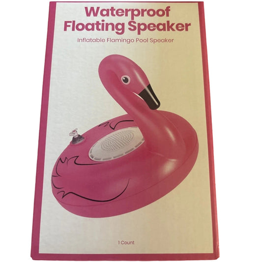 GEMS “Flamingo” Novelty Floating Speaker – Pink – IPX7 Waterproof