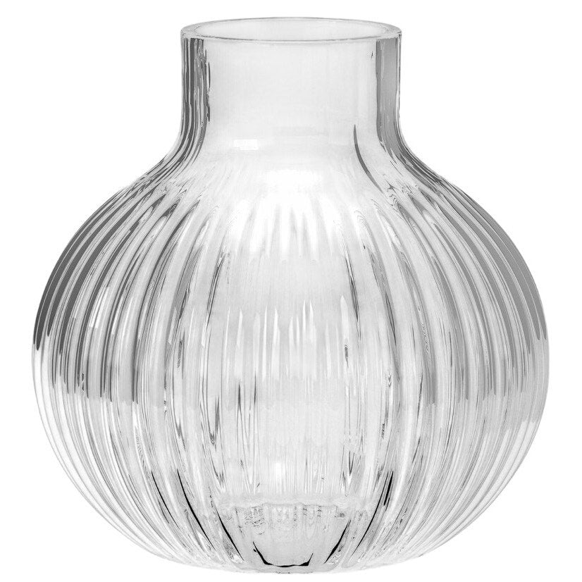 4‑Pack Round Glass Vase – Clear Glass – Room Essentials – 4.5" Tall × 4.5" Wide