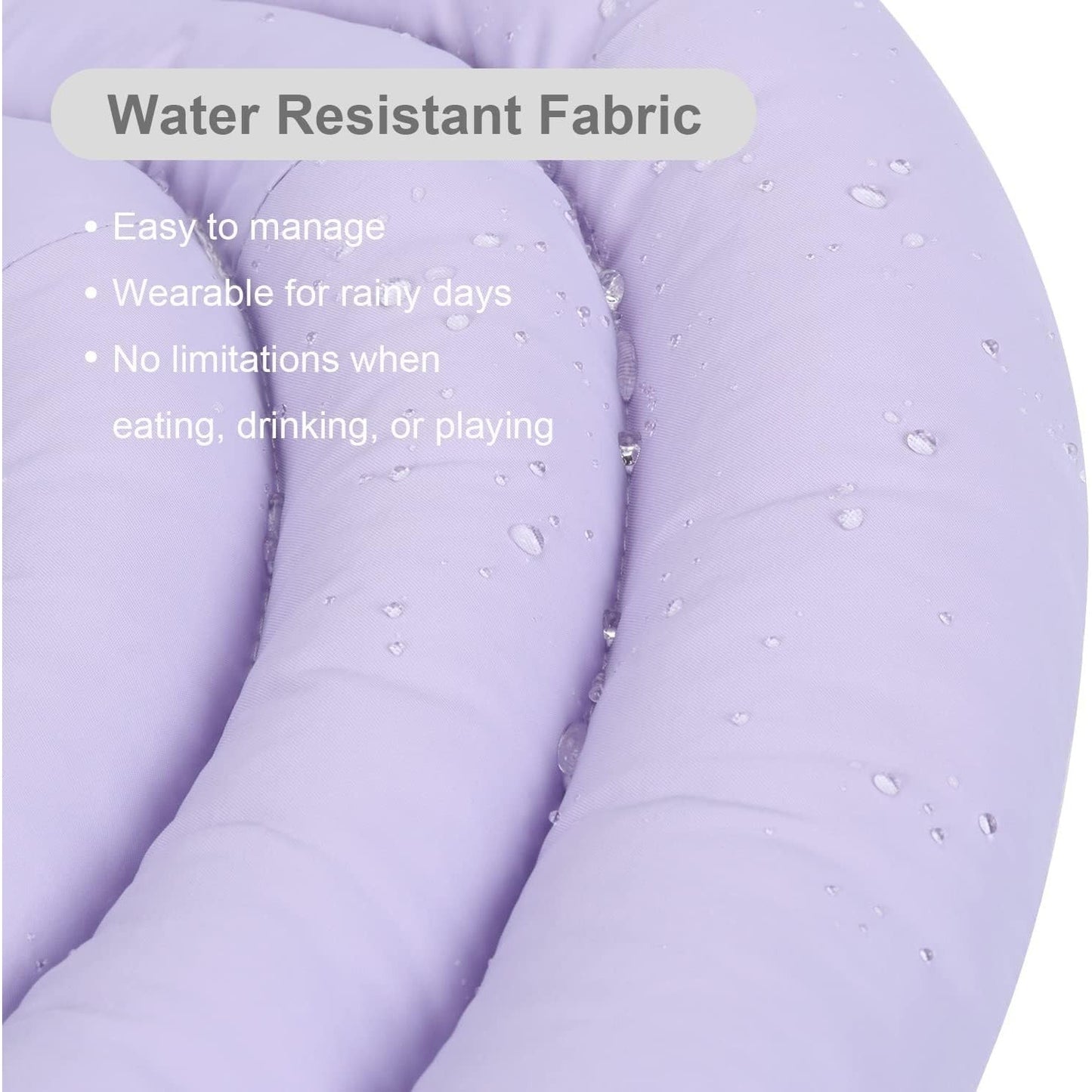 POP DUCK Dog Cone – XL Purple Soft Recovery Collar, Alternative After Surgery