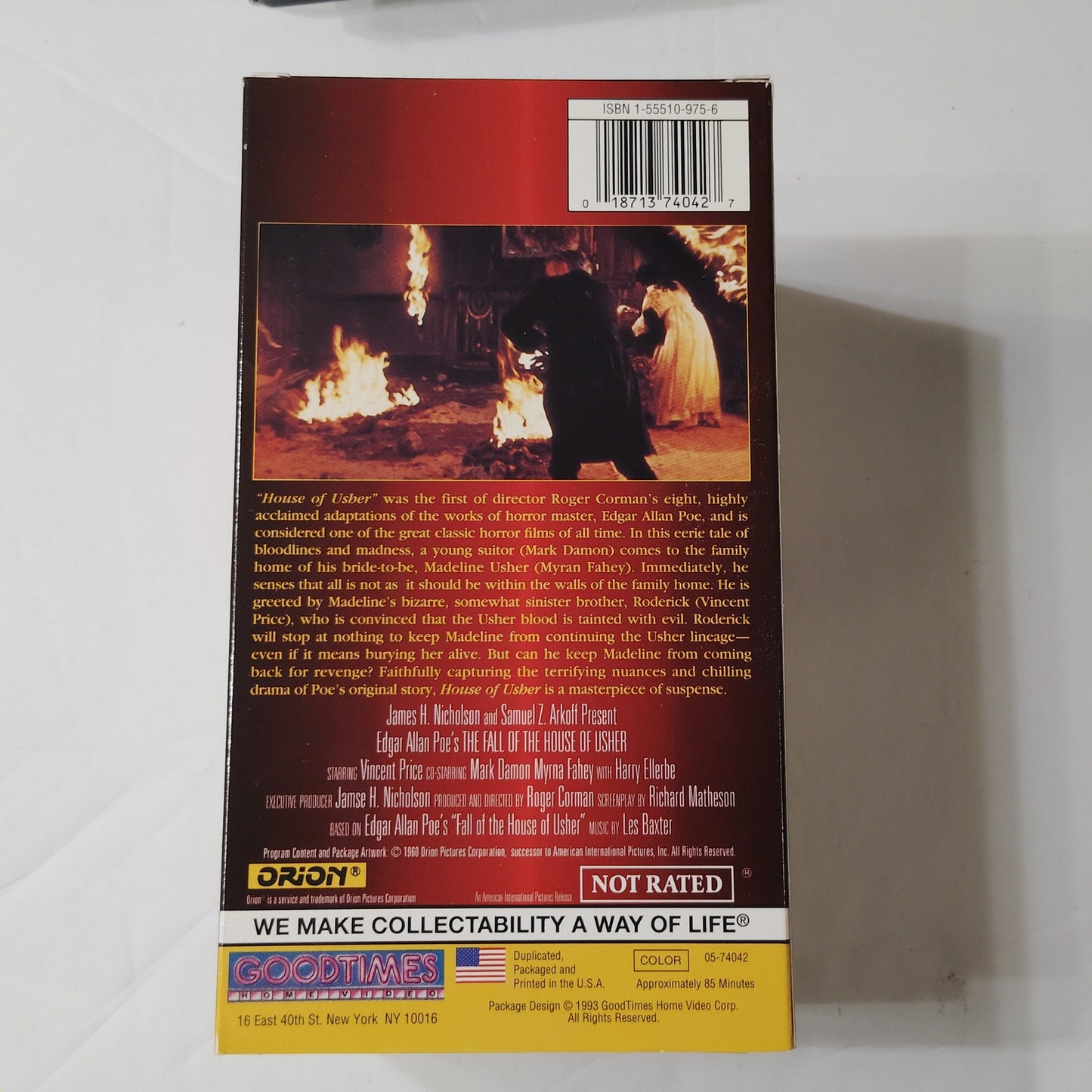 The Merchant of Menace VHS 3‑Tape Vincent Price Poe Classics