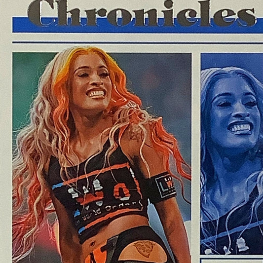Zelina Vega, WWE, Card 90, 2023 Panini - Chronicles WWE Collectors Card, NM+