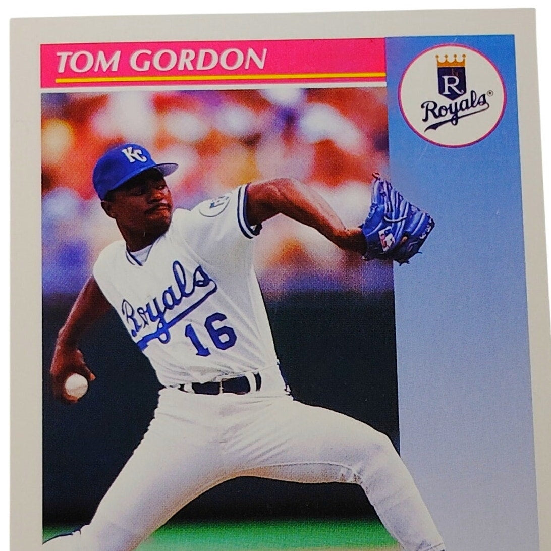 1992 Score Tom Gordon #130 Kansas City Royals Relief Pitcher MLB Baseball NM