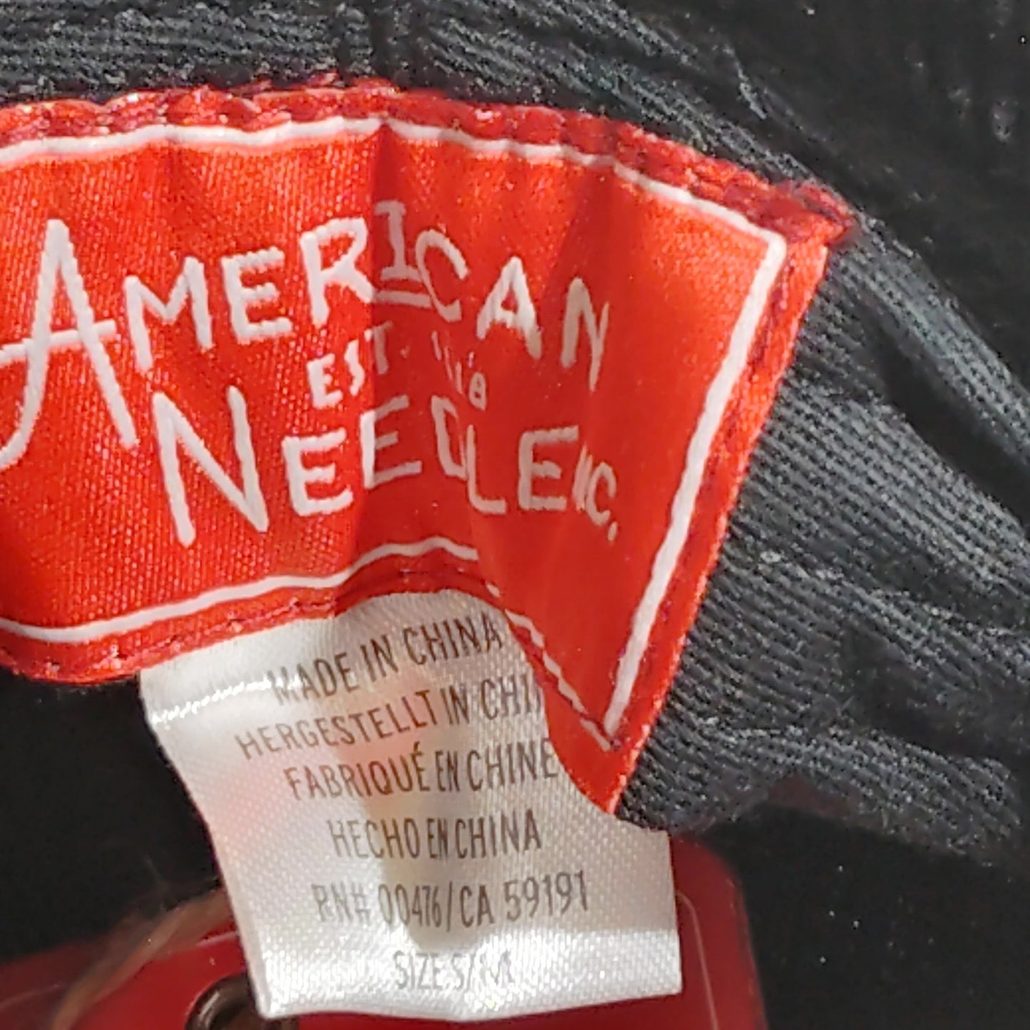 American Needle Corduroy Bucket Hat, Black, Size SM/MD, 80/20 Cotton/Poly