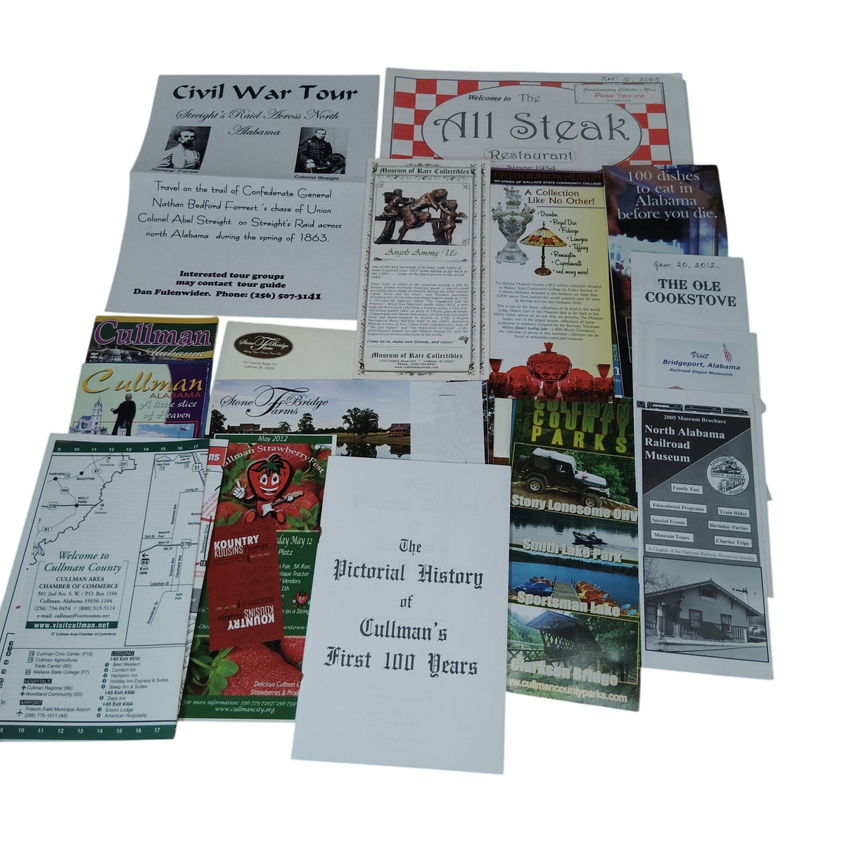 Cullman Alabama Travel Ephemera Collection 2005-2012 - Maps & Photos