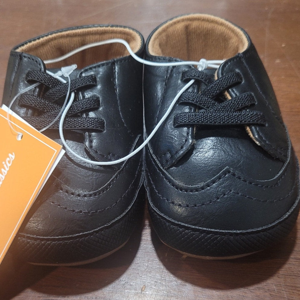 Gymboree Infant Black Slip-On Dress Shoe, Special Occasion, 6-12 Months