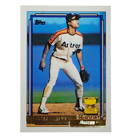 1993 Topps #288 Andujar Cedeno Gold Foil Winner Houston Astros Shortstop VG/EX