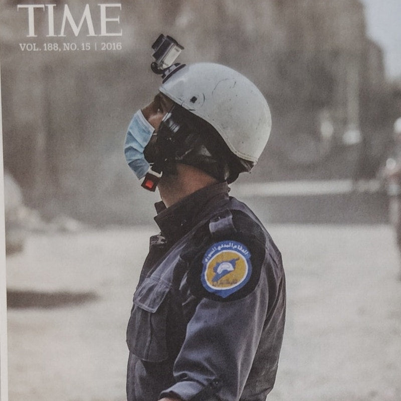 Time Magazine October 17 2016 Syria's Angels White Helmets, LA Rams, Back Issue
