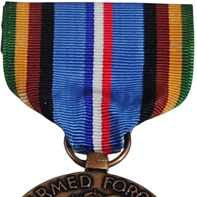 Armed Forces Expeditionary Service Medal w/ Pinback, 1-1/4"D x 2-7/8"H Overall