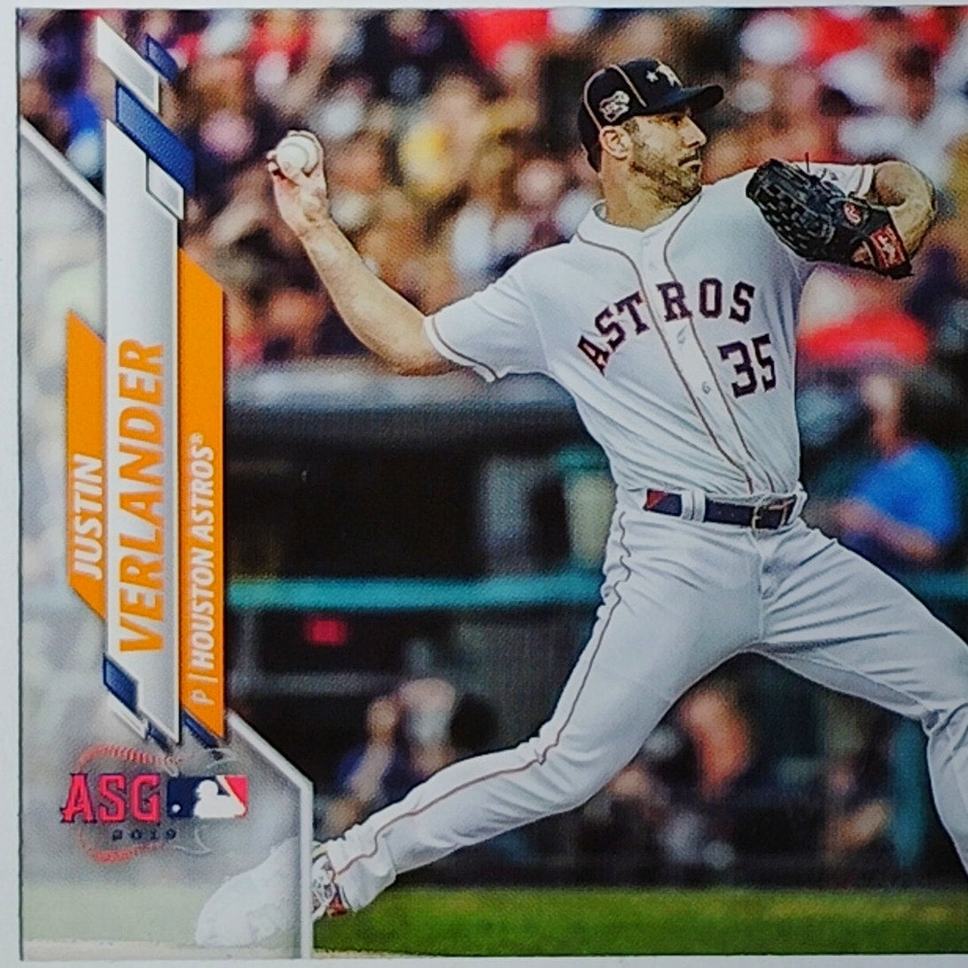 2020 Topps Update #U-194 Justin Verlander All-Star Game Astros Pitcher VG/EX