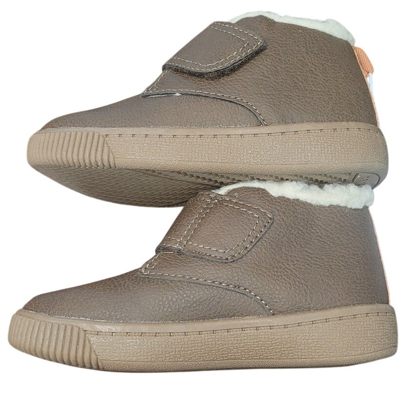 Carter’s Chatham Boot Size 9 Toddler Brown Faux-Suede Hook & Loop Strap CF21F12P